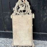 Carved wooden mirror, gilded and polychromed, Venice circa 1880