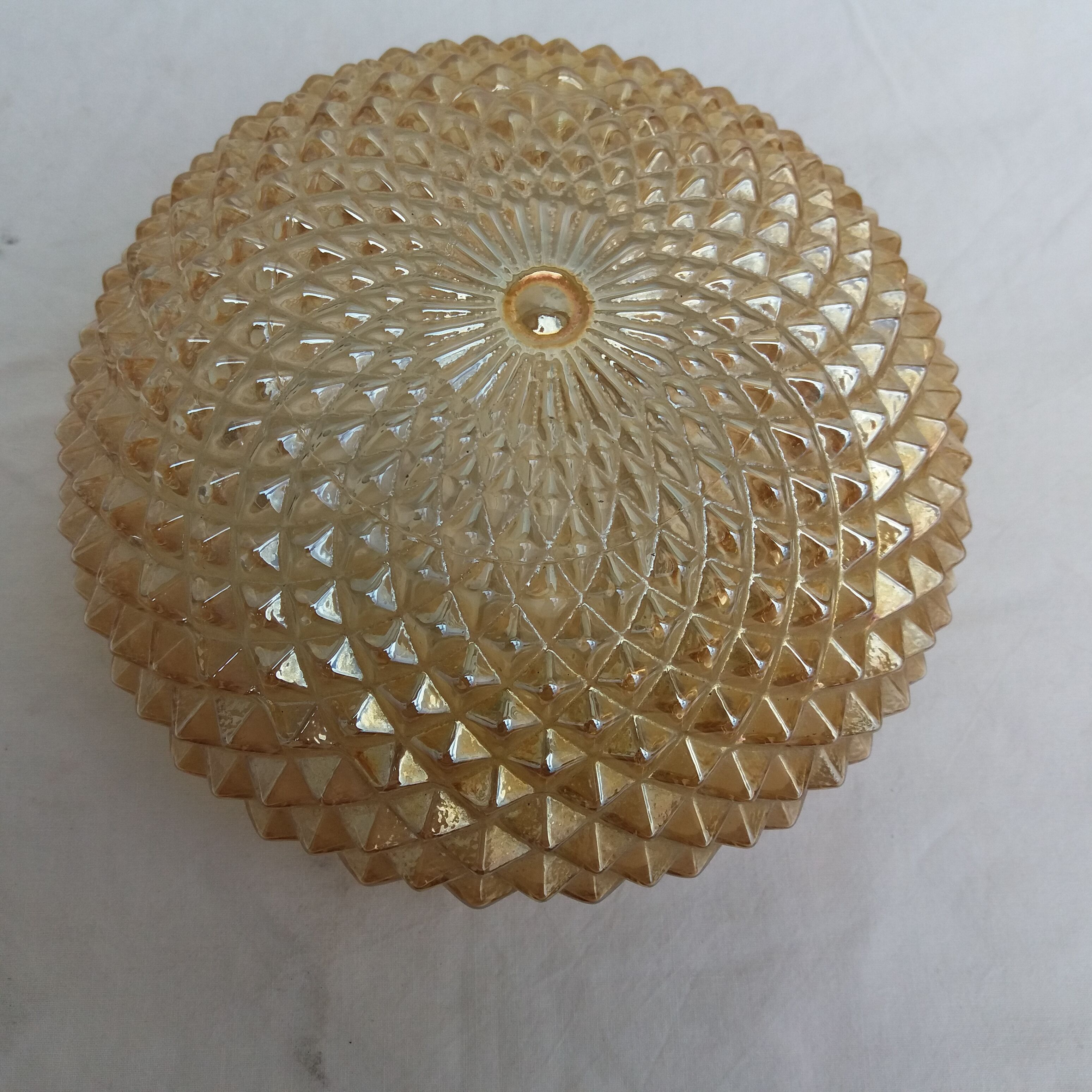 Ceiling light stained glass vintage