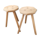 Duo of milking stools