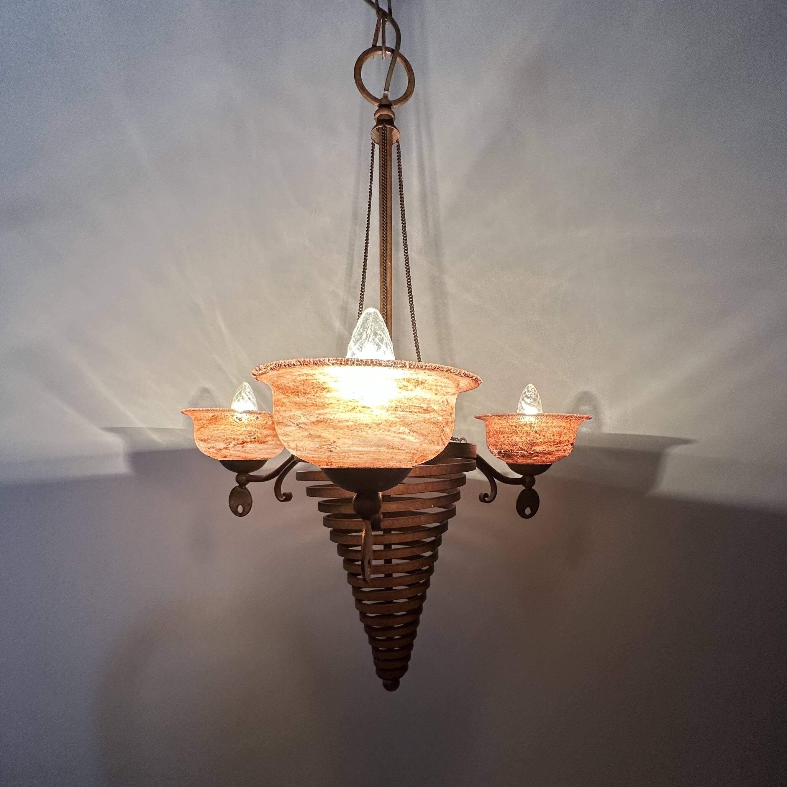 Grand lustre post-moderne, années 1990