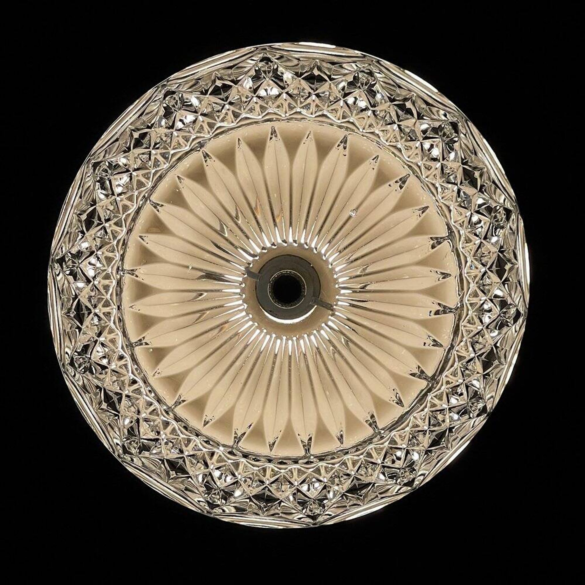 Modern Italian glass pendant from the mid-century, 1960s.