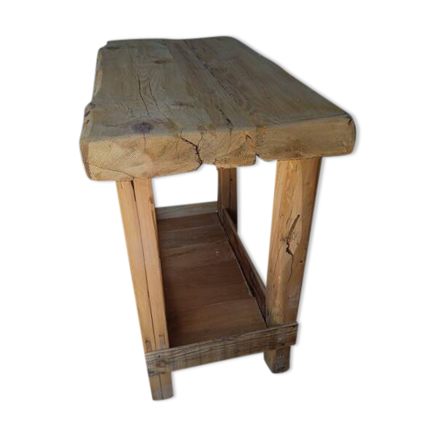 Workbench 90cm old solid wood