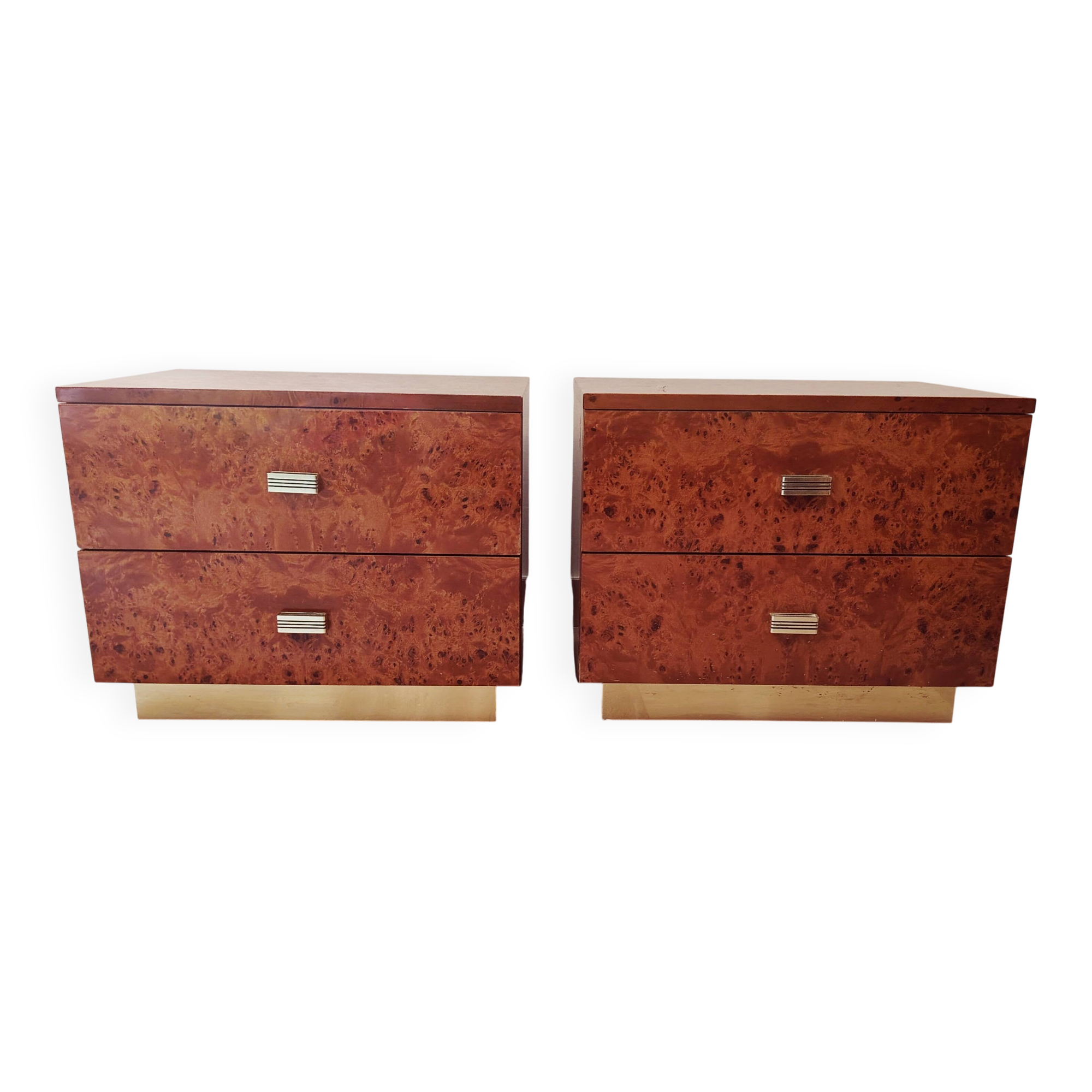Willy rizzo bedside tables 70s