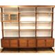 Bibliothèque scandinave "triple" en palissandre, Suède, 1960