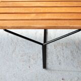 Slatted bench '400' by Harry Bertoia