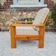 Fauteuil suédois en pin 1970