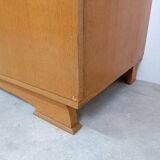Vintage cabinet 60s in oak veneer