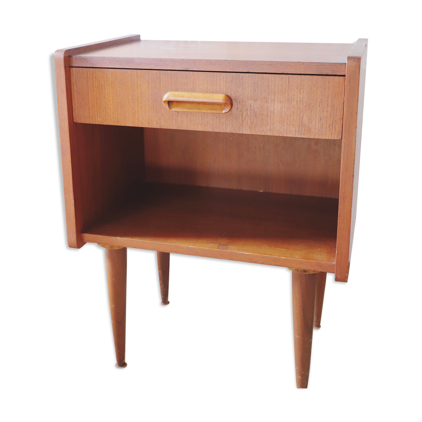 Vintage teak bedside table 1960