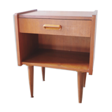 Vintage teak bedside table 1960