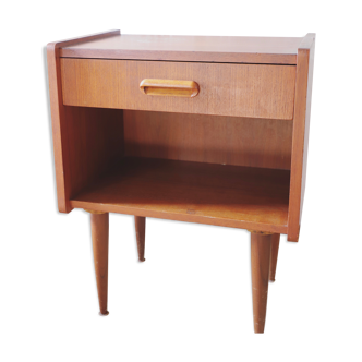 Vintage teak bedside table 1960