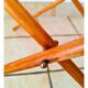 Table à plateau pliante en bois moderne du milieu du siècle