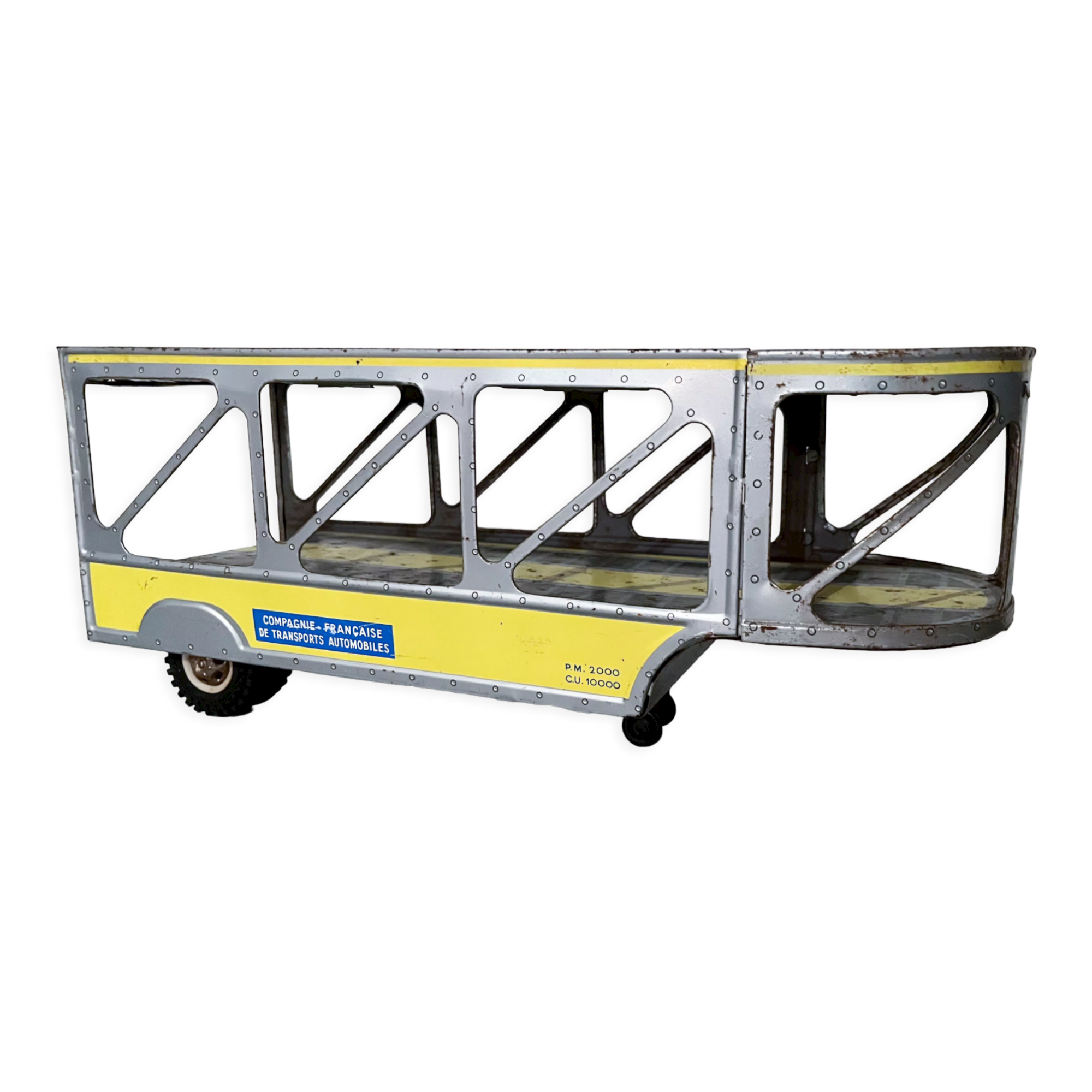 VOITURES JOUSTRA PLASTIQUE Camion Porte Voitures Joustra Goliath Made