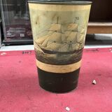 Old office wastebasket