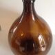 Old demijohn bonbonne smoked glass
