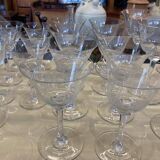 Art Deco crystal service