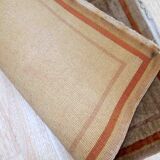 Handmade Chinese vintage carpet 64cm x 97cm 1970s