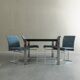 Dining table by Giovanni Offredi for Saporiti