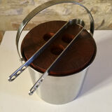 Arne Jacobsen bucket with vintage bottles