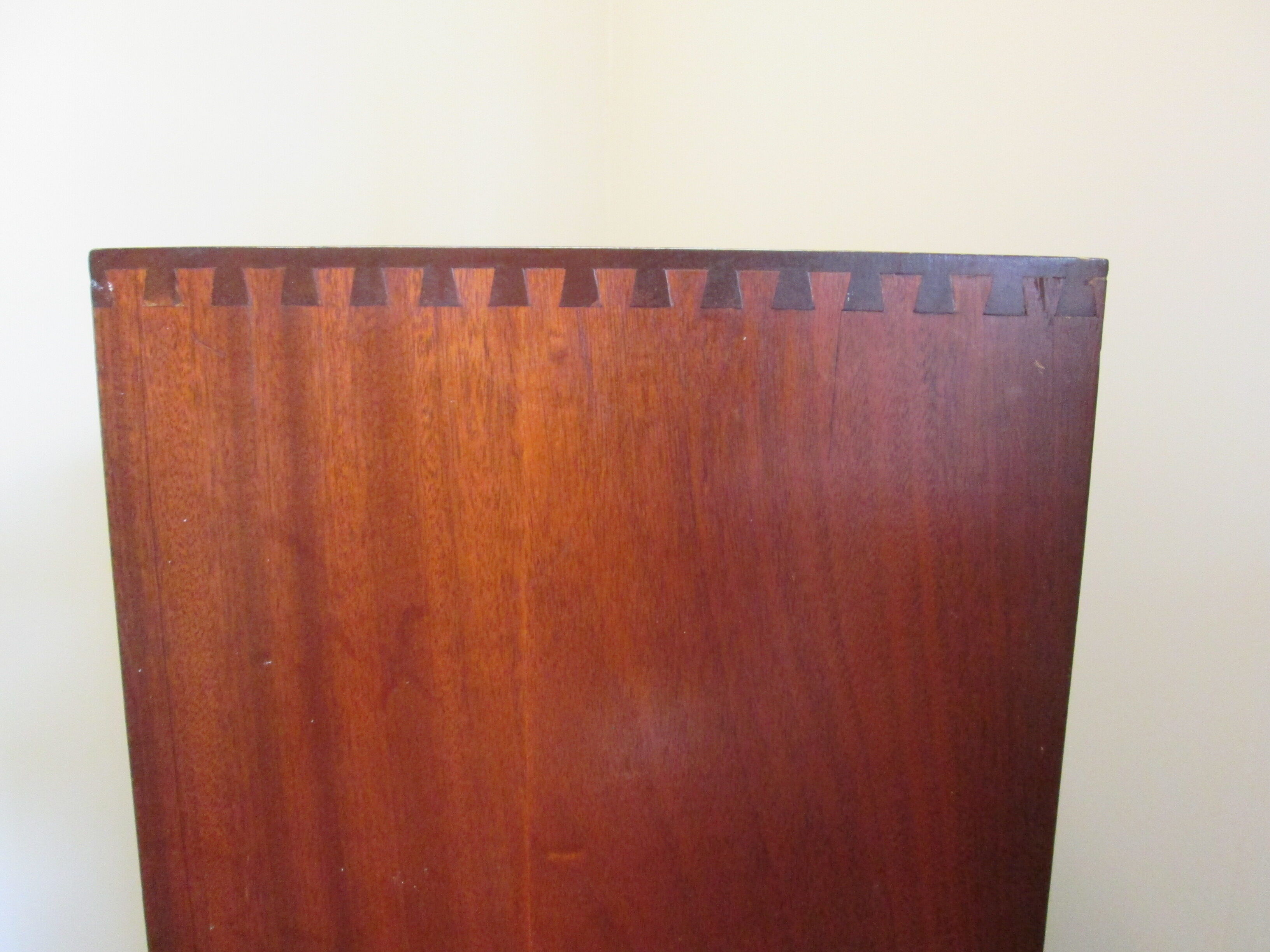 1970 mahogany binder with lockers