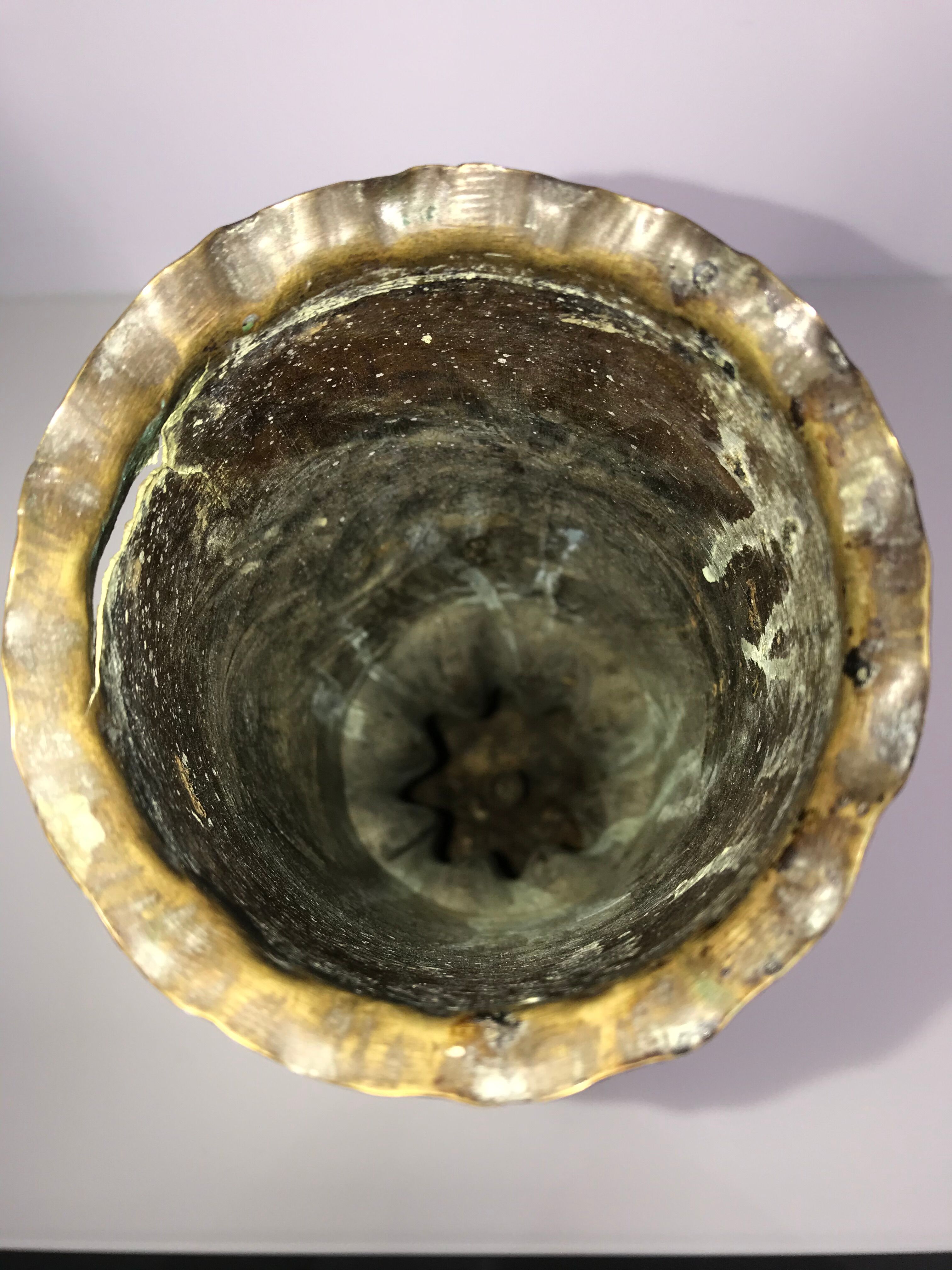 Brass vase