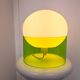 UFO glass globe lamp from Ikea vintage space age dlg by Joe Colombo