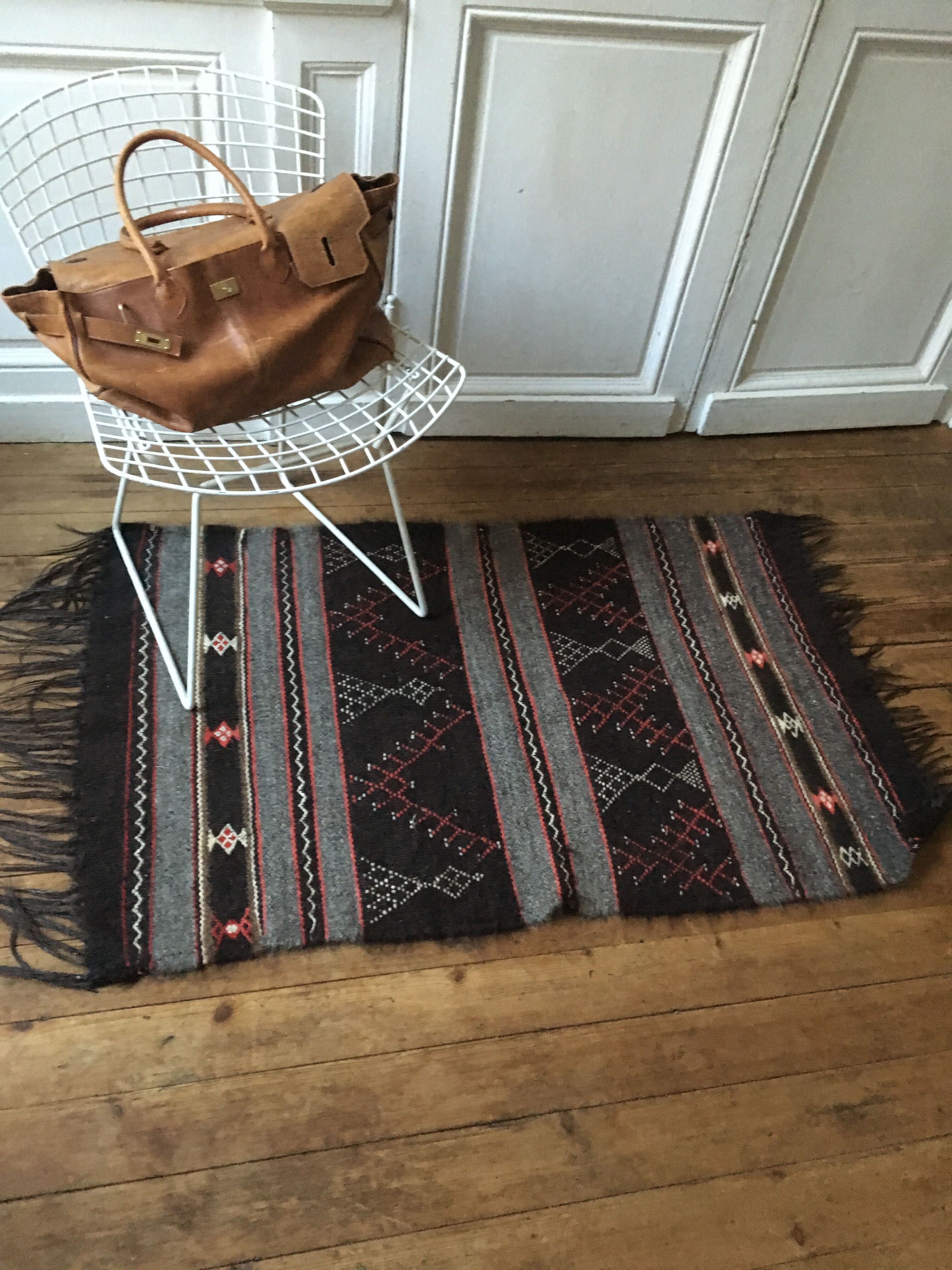 Handmade Berber carpet 83x135cm