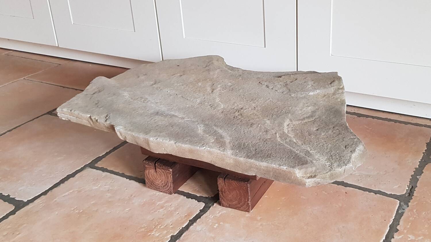 Natural stone coffee table