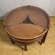 Mid century retro vintage teak trinity coffee table by nathan 1960  Ad