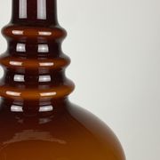 Suspension en verre brun foncé par Peill et Putzler 1960