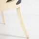 Pair of bone marquetry armchairs