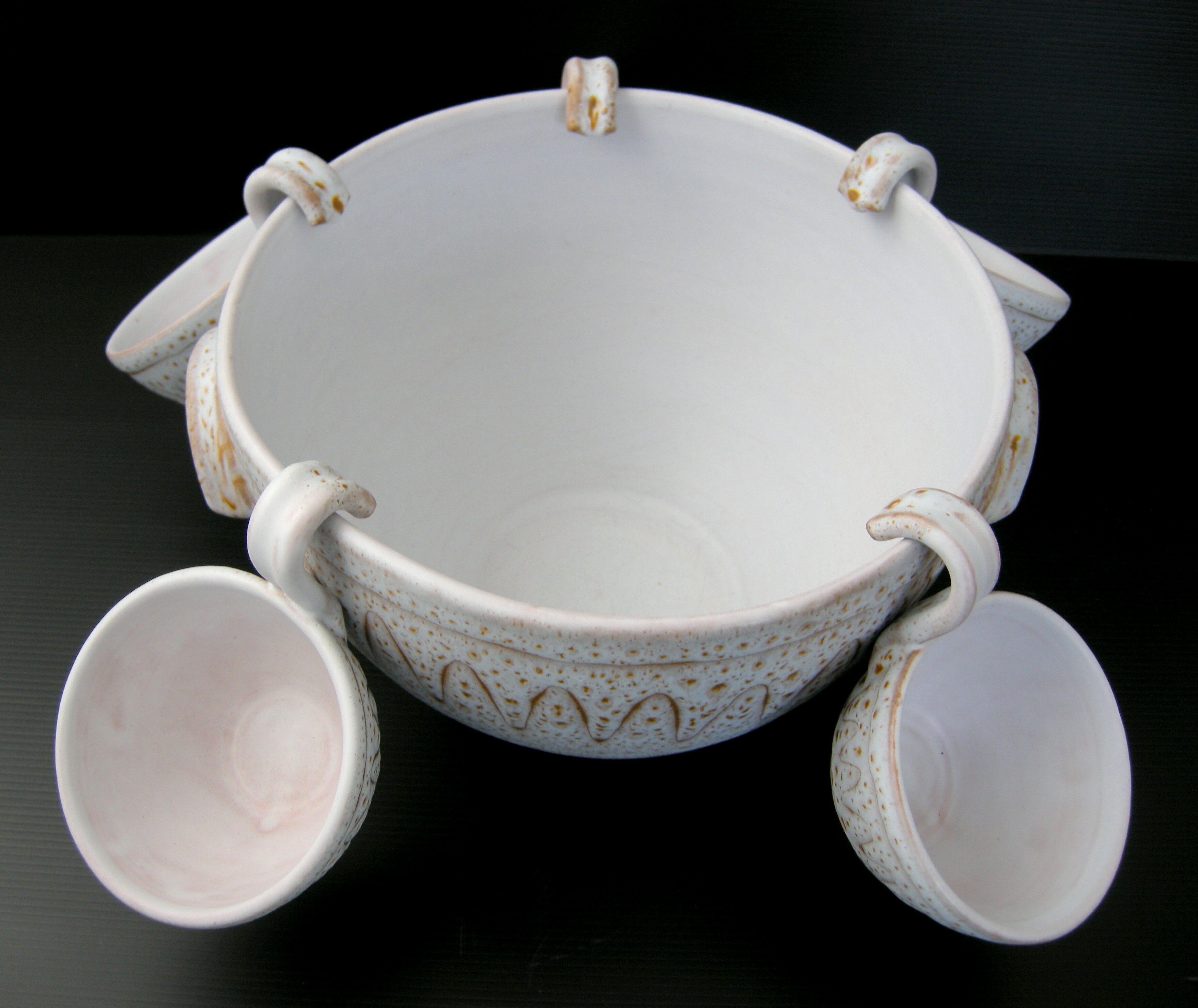 Service at sangria Jean Austruy vintage 1960