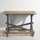 Antique French Provençal style blue table (c.1920) #54