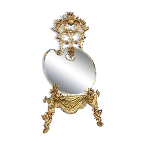 miroir en bronze de table - fin