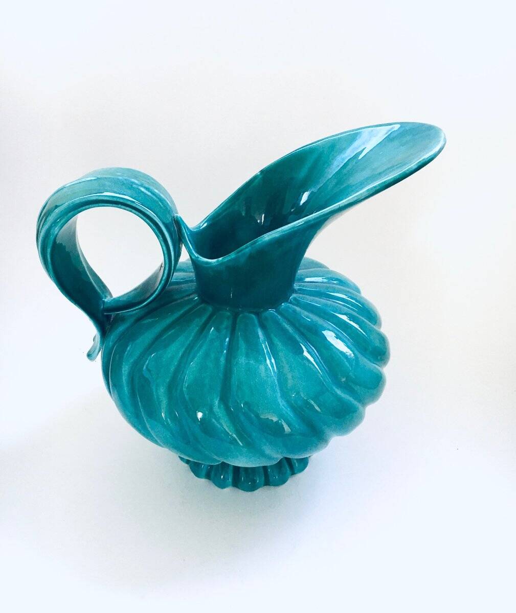 Mid-century Modern Studio Art Pottery Duck Spout Decanter by Alexandre, 1950s