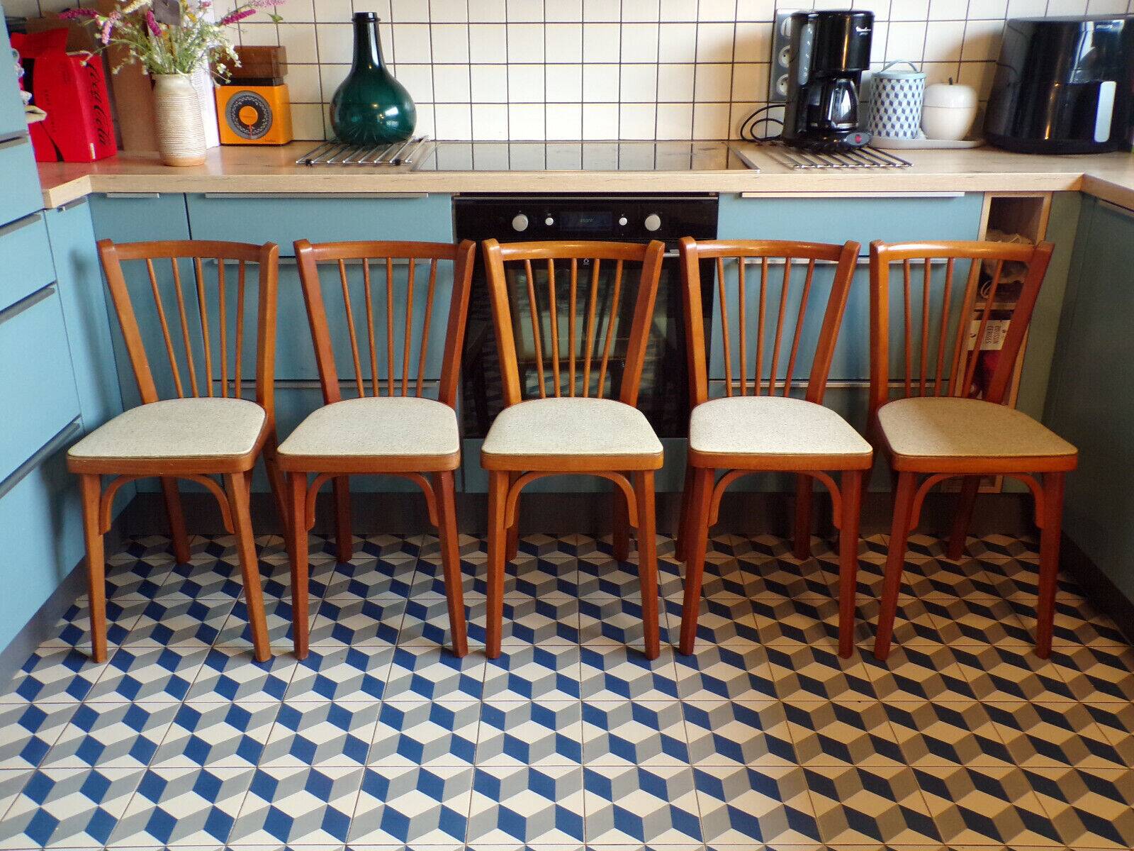 5 Baumann 53 bistro chairs