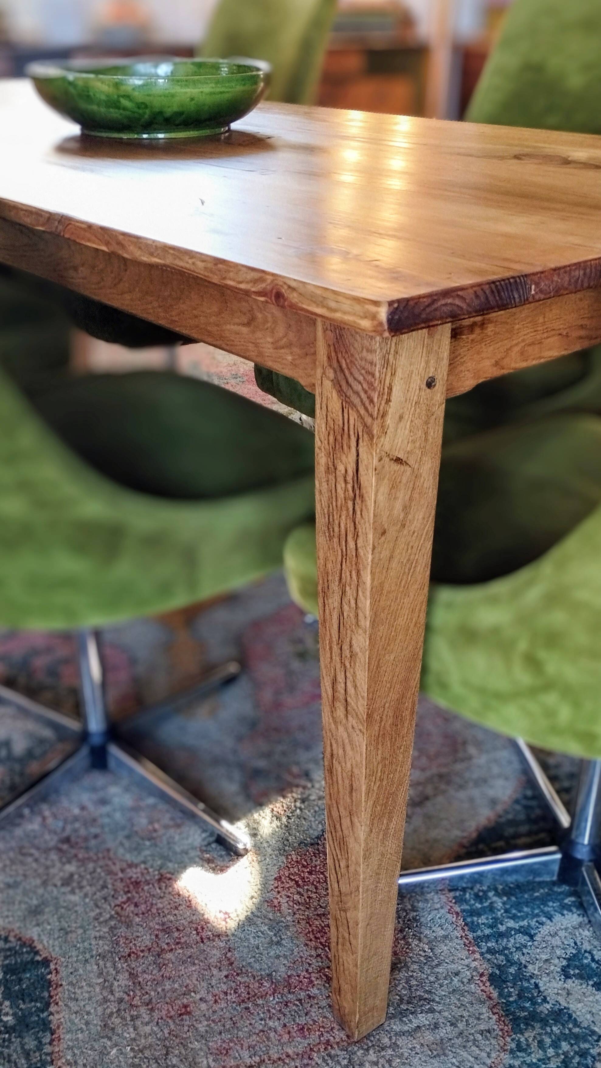 Danish Farmhouse Table with Patina