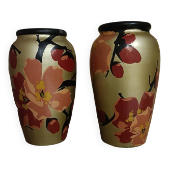 Pair of Vallauris Louis Giraud vases