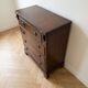 Single drawer chest of drawers mahogany neo-Georgian style