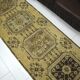 Yellow & Brown Turkish Wool Rug sku 2223