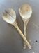 Wooden salad servers
