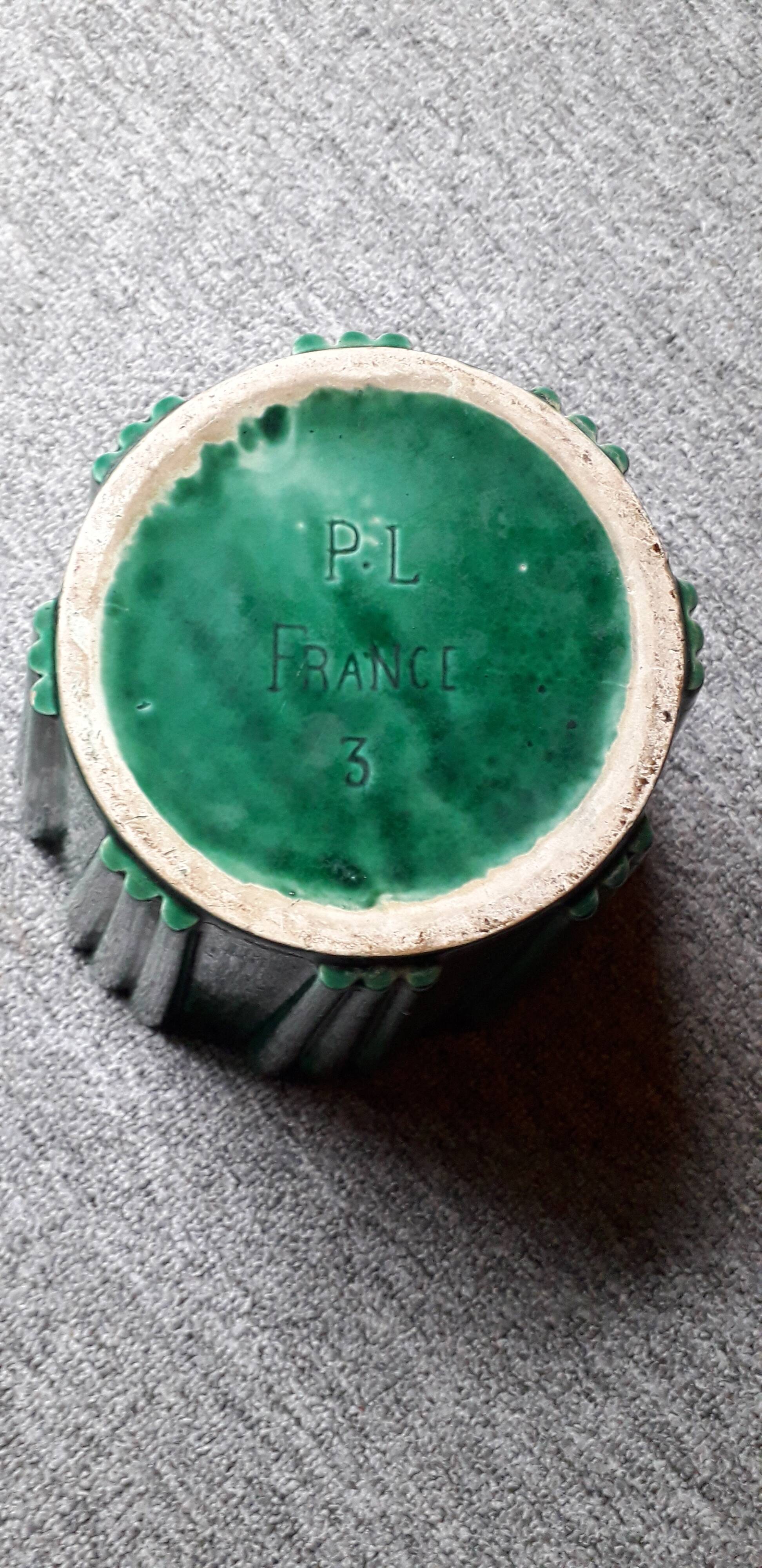 Very original vintage ceramic signed PL France