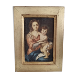 Tableau vintage "Vierge à l'Enfant" de Murillo