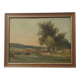 Huile sur bois signée Th Linsyer