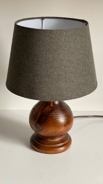 Solid Wood Lamp in a Country Style