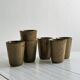 6 Digoin ceramic mugs.