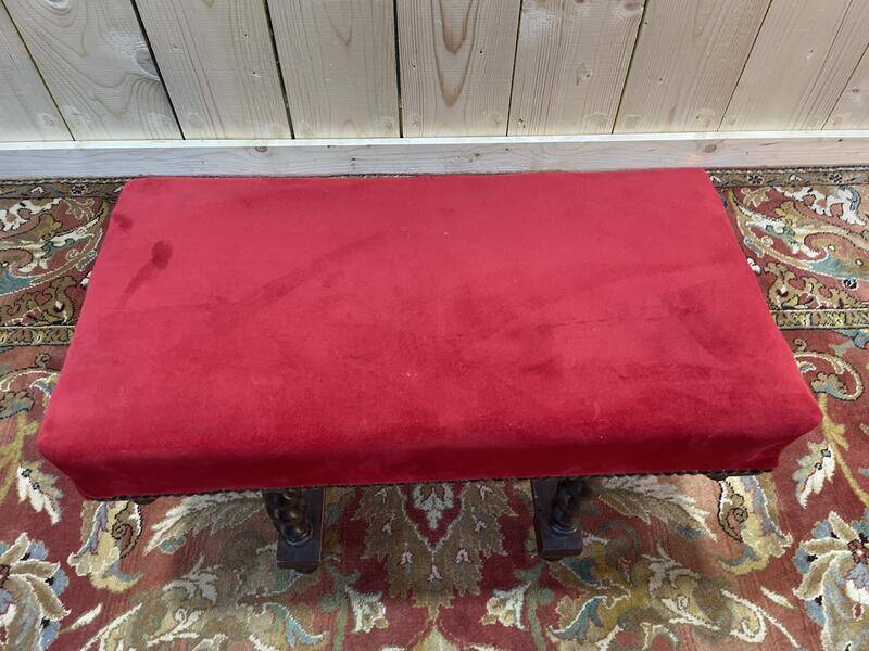 Banc - Repose pied style Louis XIII