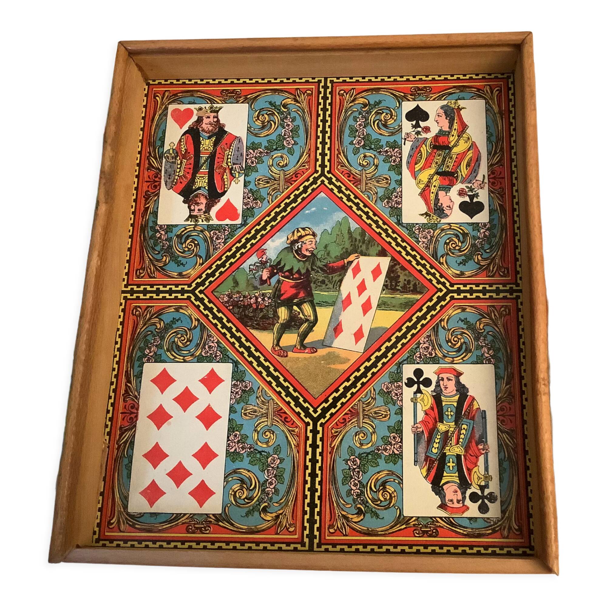 Wooden game "Yellow Dwarf" / Vintage 50s