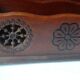 Vintage breton decor wooden mail holder