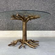 Table à manger en branche d'arbre, années 1980