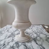 Lampe a poser en albâtre vintage